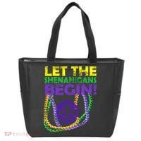 Let Shenanigans Begins Mardi Gras Tote Bag thumb 0