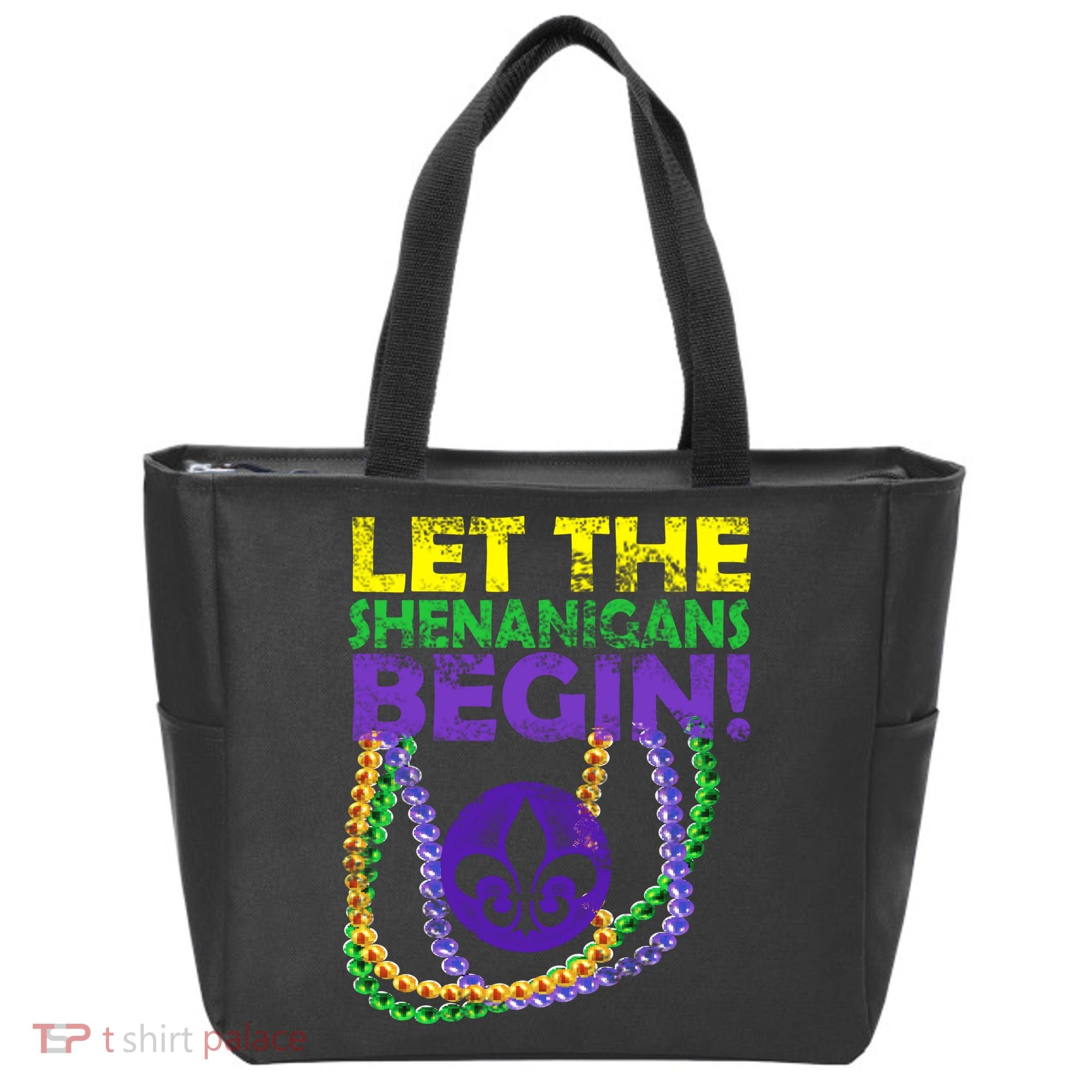 Let Shenanigans Begins Mardi Gras Tote Bag