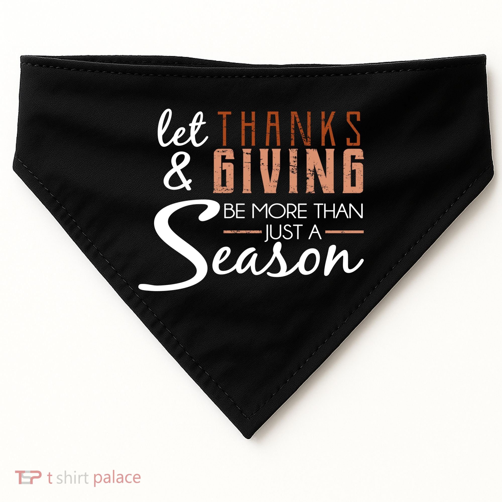Let Thanks & Giving Be More Than Just Season USA-Made Doggie Bandana