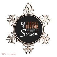 Let Thanks & Giving Be More Than Just Season Ornament thumb 0