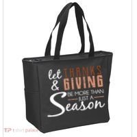 Let Thanks & Giving Be More Than Just Season Tote Bag thumb 2