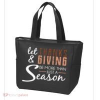 Let Thanks & Giving Be More Than Just Season Tote Bag thumb 3