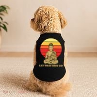 Let That Shit Go Buddha Doggie Tank thumb 2