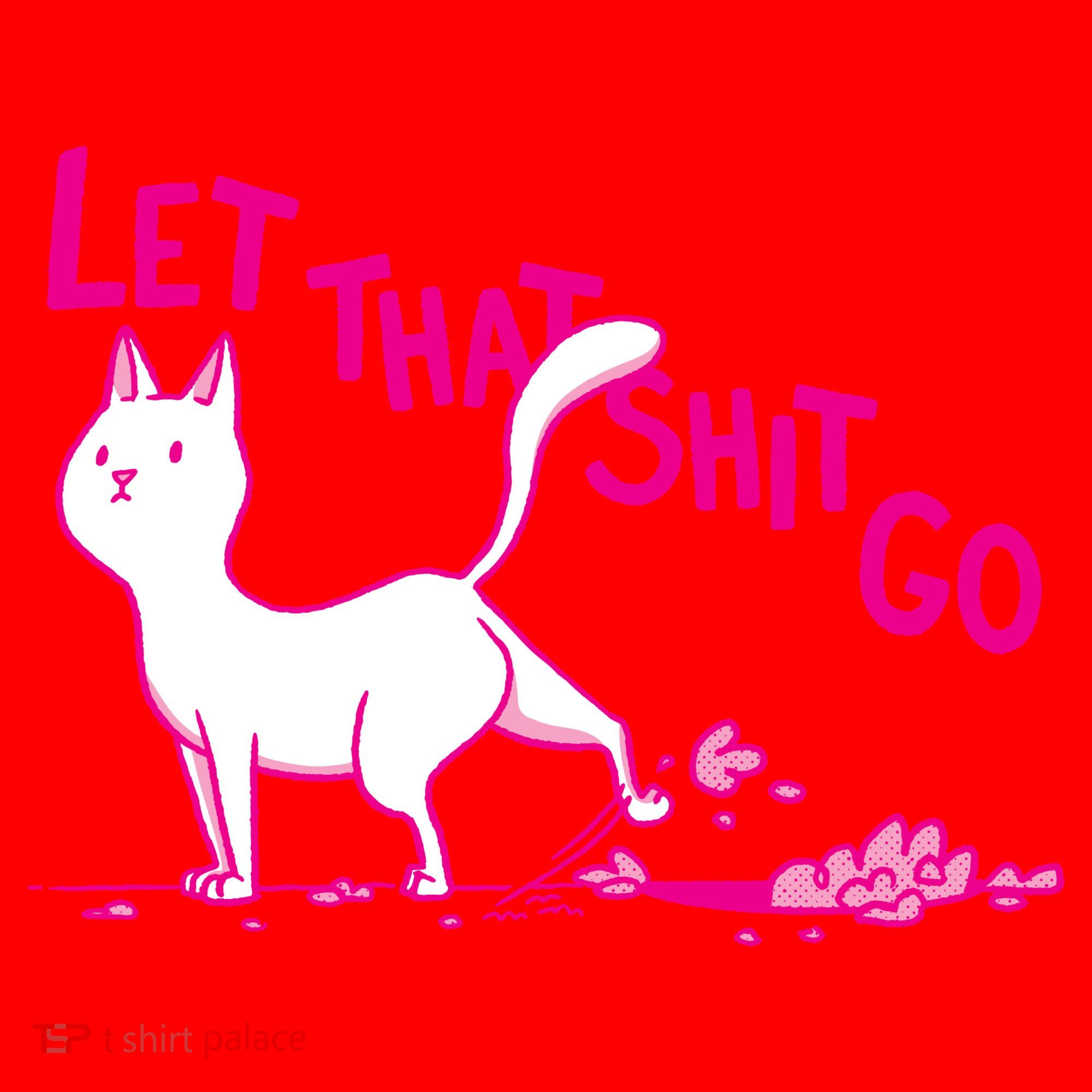 Let That Shit Go Funny Cat Santa Hat