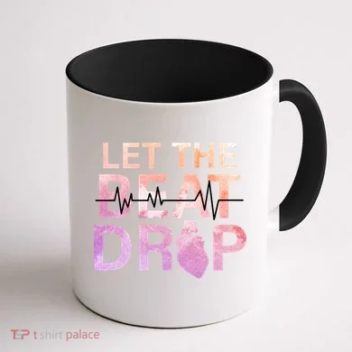 Let The Beat Drop Coffee Mug back