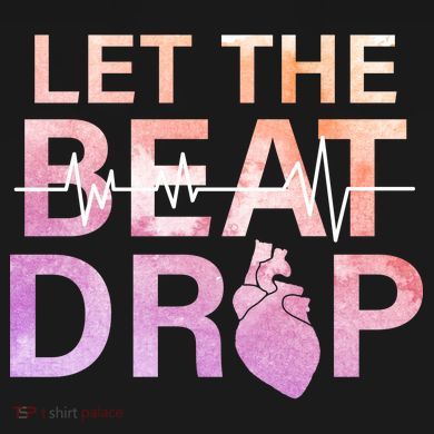 Let The Beat Drop Dry Zone Grid Polo