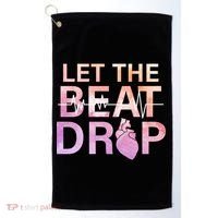 Let The Beat Drop Golf Towel thumb 0