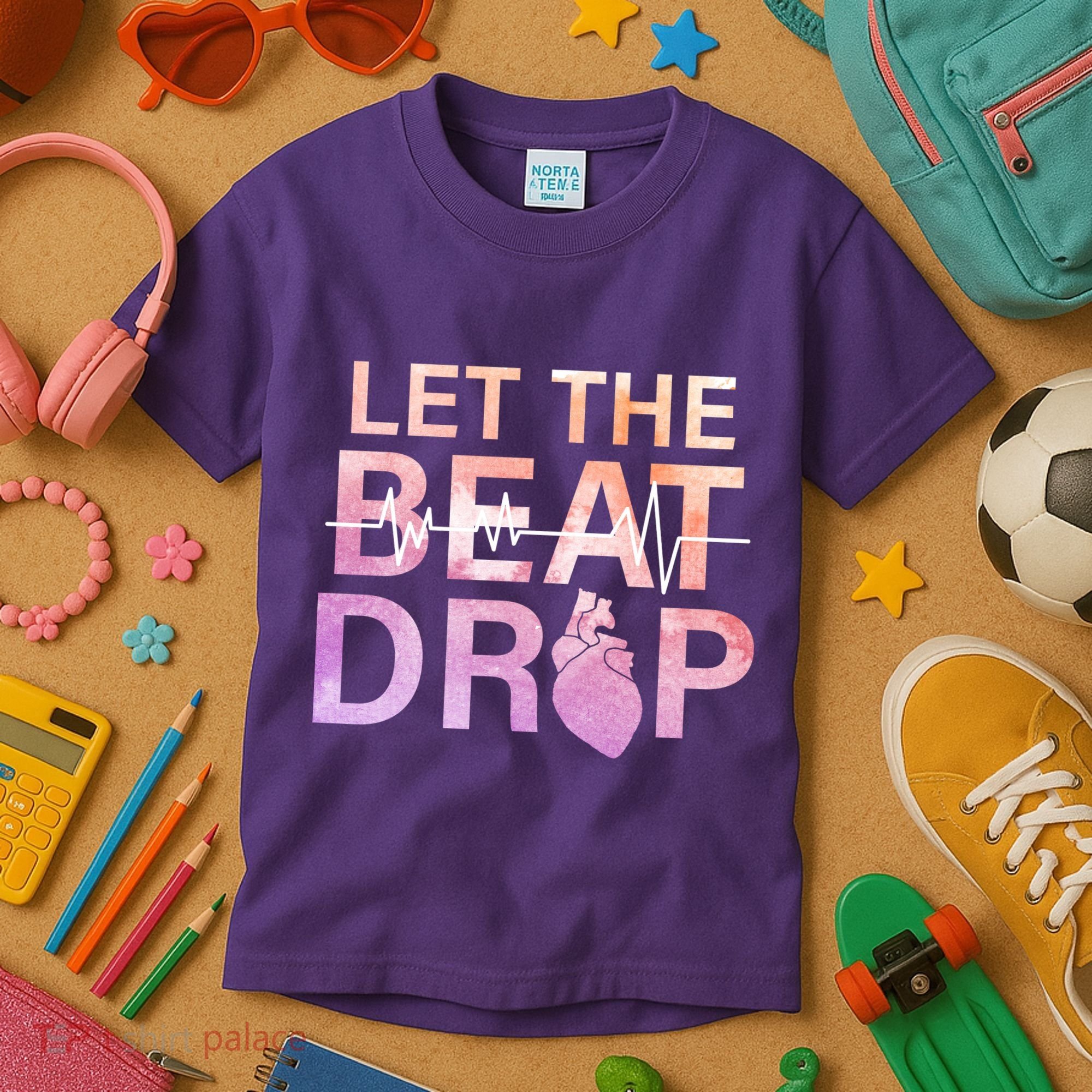 Let The Beat Drop Kids T-Shirt
