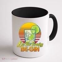 Let The Evening Be-GIN Coffee Mug thumb 1