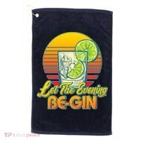 Let The Evening Be-GIN Golf Towel thumb 0