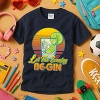 Let The Evening Be-GIN Kids T-Shirt thumb 3
