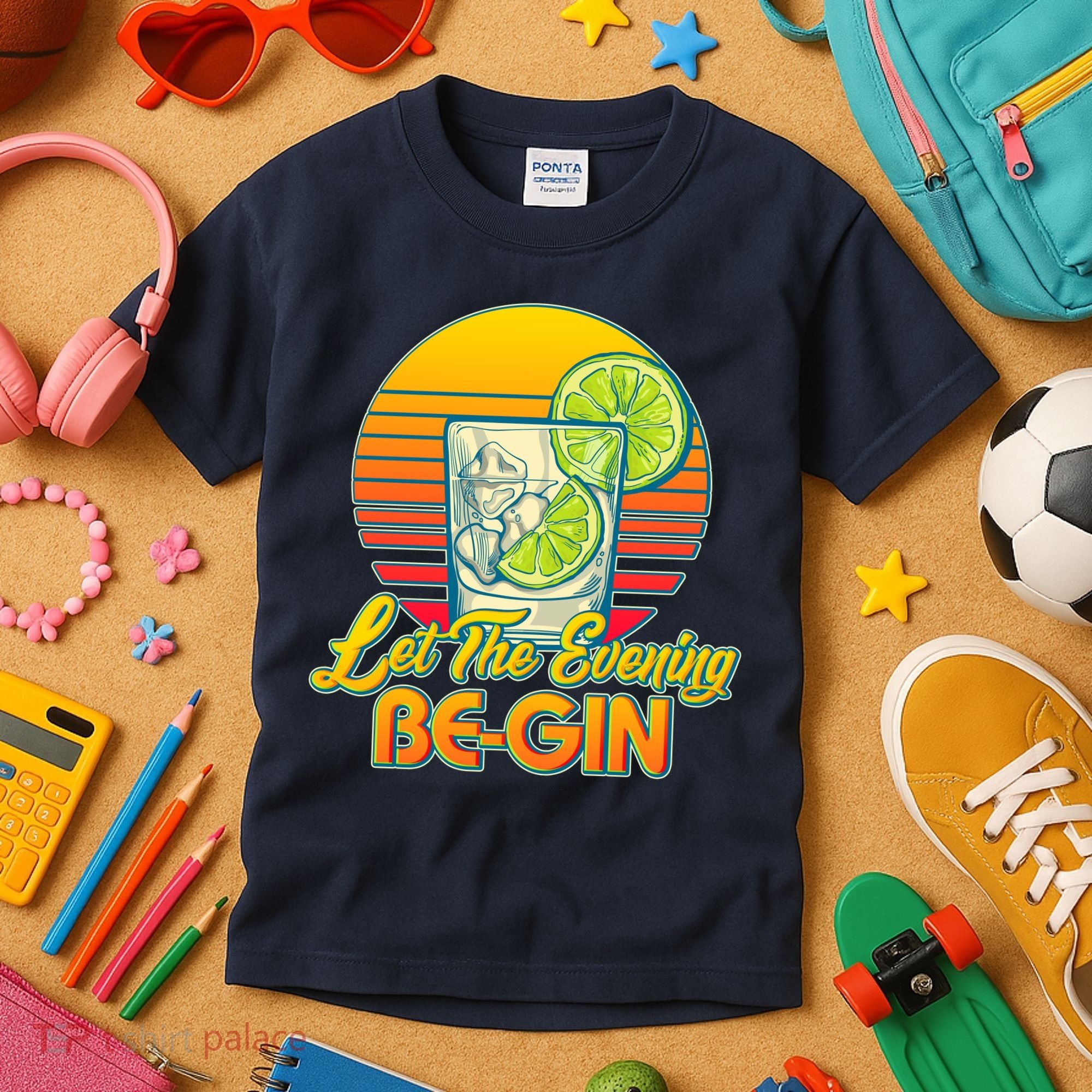 Let The Evening Be-GIN Kids T-Shirt