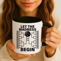 Let The Madness Begin College Basketball Coffee Mug thumb 3