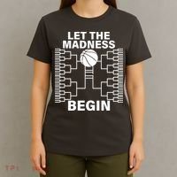 Let The Madness Begin College Basketball T-Shirt thumb 4