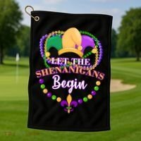 Let the shenanigans begin Golf Towel thumb 1