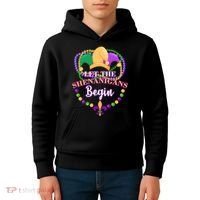Let the shenanigans begin Kids Hoodie thumb 4