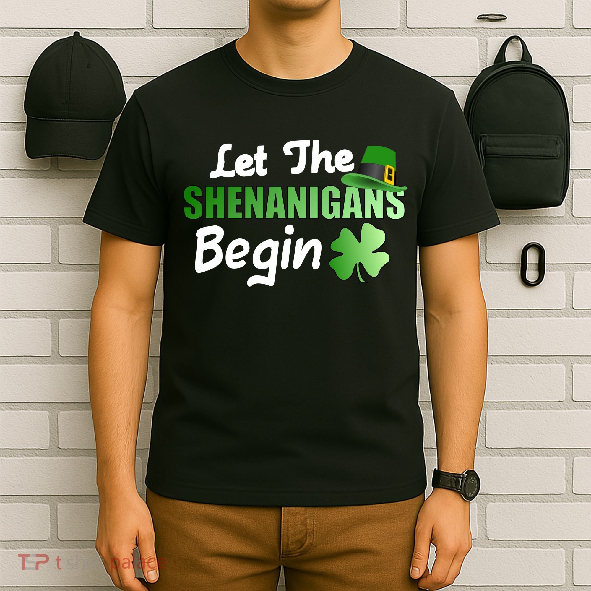 Let The Shenanigans Begin Funny St Patty T-Shirt