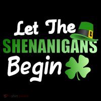 Let The Shenanigans Begin Funny St Patty Backpack thumb 2