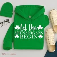 Let The Shenanigans BeginSt Pattys Day Party Hoodie thumb 4