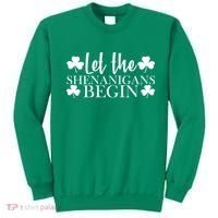 Let The Shenanigans BeginSt Pattys Day Party Sweatshirt thumb 0