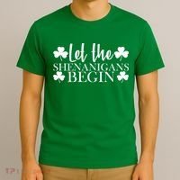 Let The Shenanigans BeginSt Pattys Day Party T-Shirt thumb 3