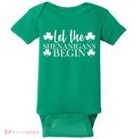 Let The Shenanigans BeginSt Pattys Day Party Baby Bodysuit thumb 0