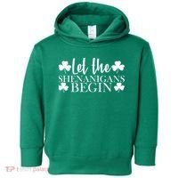 Let The Shenanigans BeginSt Pattys Day Party Toddler Hoodie thumb 0