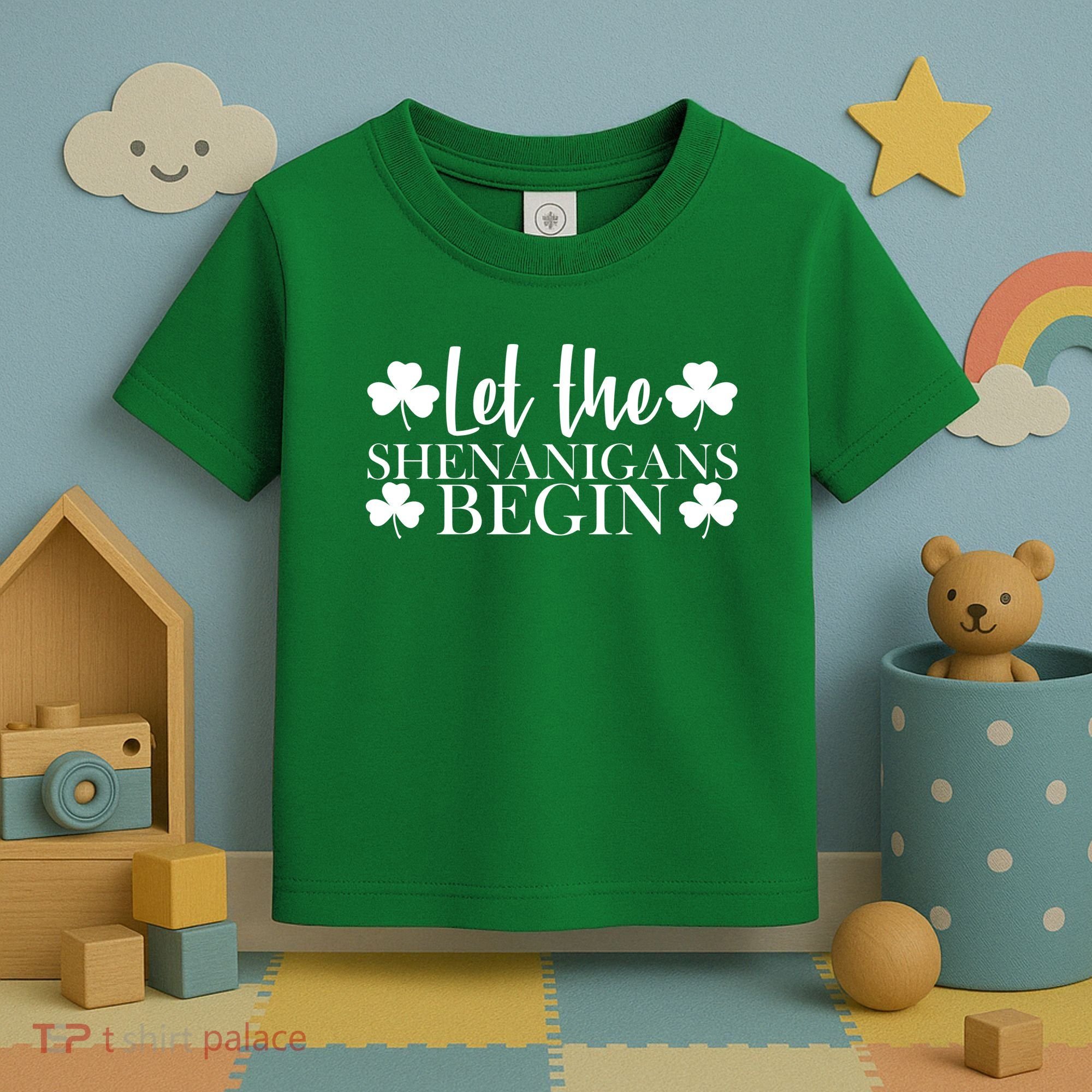 Let The Shenanigans BeginSt Pattys Day Party Toddler T-Shirt