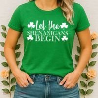 Let The Shenanigans BeginSt Pattys Day Party Women's T-Shirt thumb 2