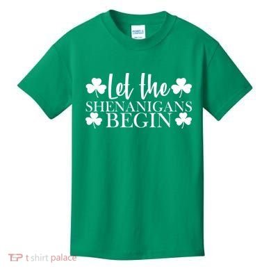 Let The Shenanigans BeginSt Pattys Day Party Kids T-Shirt