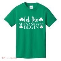 Let The Shenanigans BeginSt Pattys Day Party Kids T-Shirt thumb 0