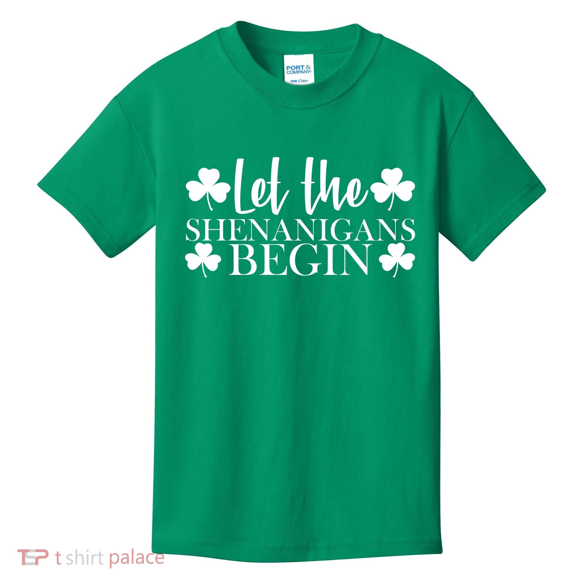 Let The Shenanigans BeginSt Pattys Day Party Kids T-Shirt