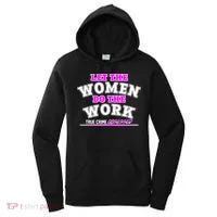Let The Women Do the Work True Crime Obsessed Women's Hoodie thumb 0