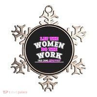 Let The Women Do the Work True Crime Obsessed Ornament thumb 0