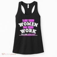 Let The Women Do the Work True Crime Obsessed Women's Tank Top thumb 0