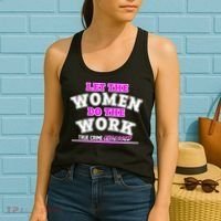 Let The Women Do the Work True Crime Obsessed Women's Tank Top thumb 2