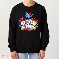 Let There Be Peace Floral Women's Sweatshirt thumb 0