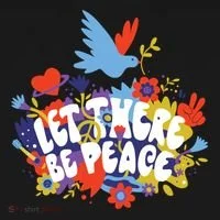 Let There Be Peace Floral Bucket Hat thumb 4