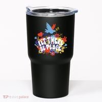 Let There Be Peace Floral Tumbler thumb 0