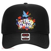 Let There Be Peace Floral Hat thumb 0