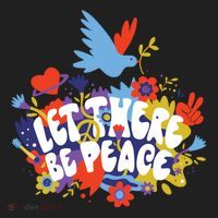 Let There Be Peace Floral Hat thumb 2