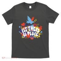 Let There Be Peace Floral T-Shirt thumb 0