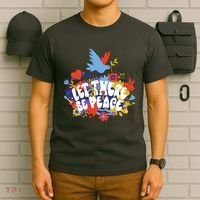 Let There Be Peace Floral T-Shirt thumb 6