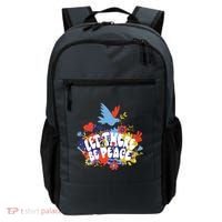 Let There Be Peace Floral Backpack thumb 0