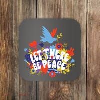 Let There Be Peace Floral Coaster thumb 0