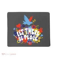 Let There Be Peace Floral Mousepad thumb 0