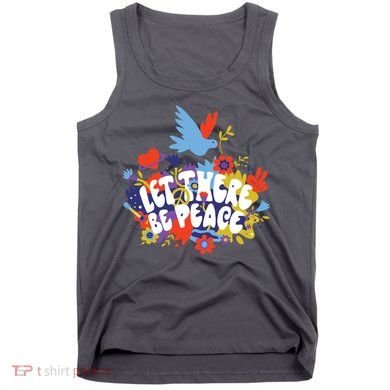 Let There Be Peace Floral Tank Top