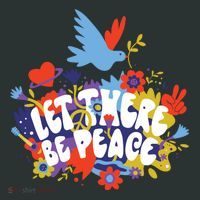 Let There Be Peace Floral Toddler T-Shirt thumb 4