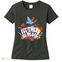 Let There Be Peace Floral Women's T-Shirt thumb 0