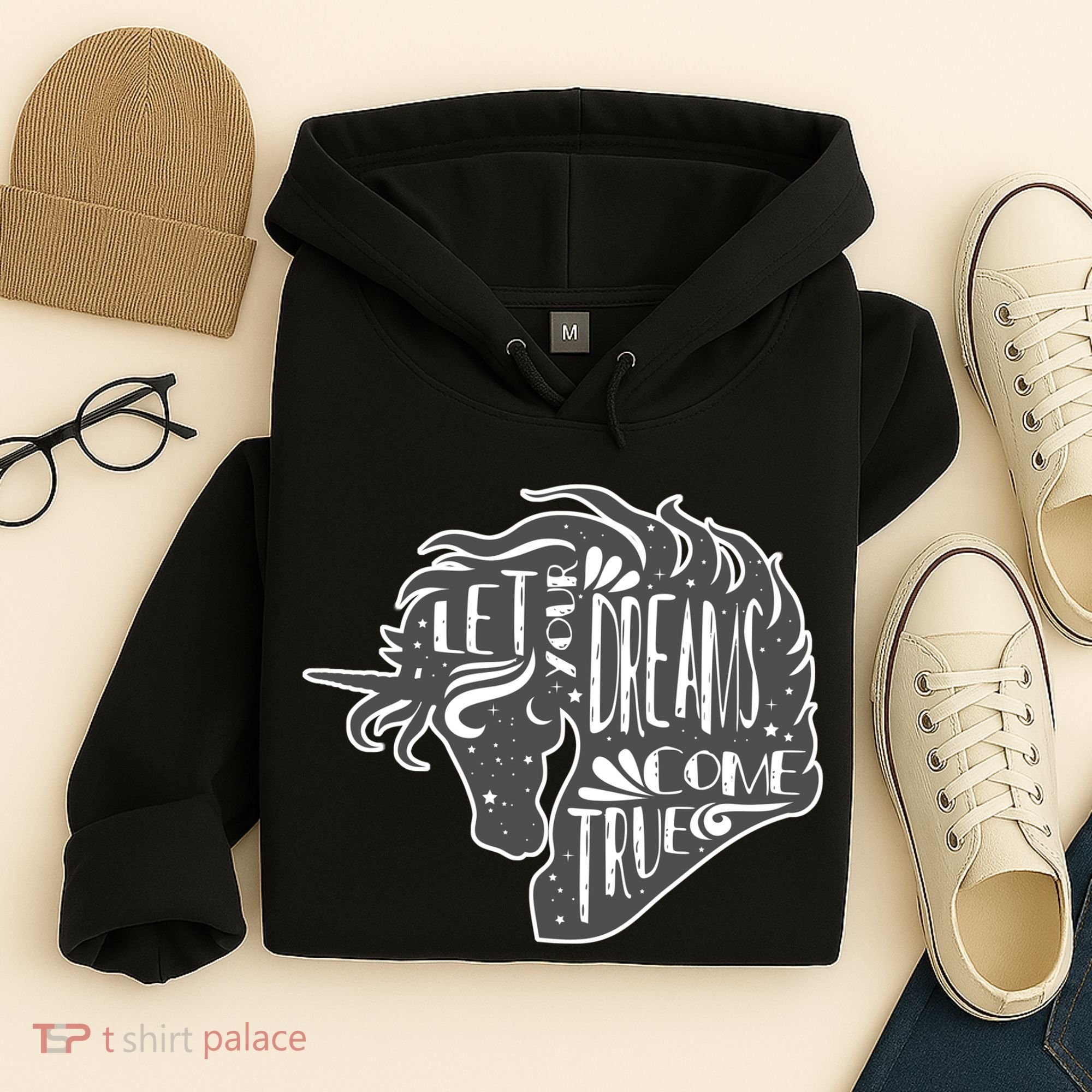 Let Your Dreams Come True Unicorn Hoodie